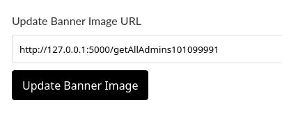 Screenshot of form set to credentials API url